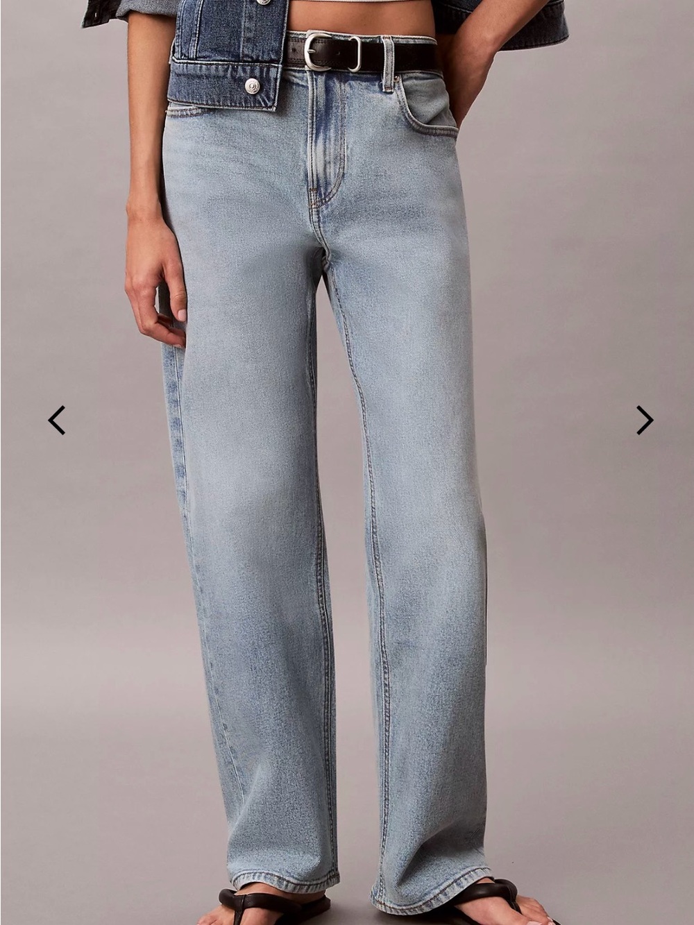 Calvin Klein 90s inspired Straight Leg Jeans